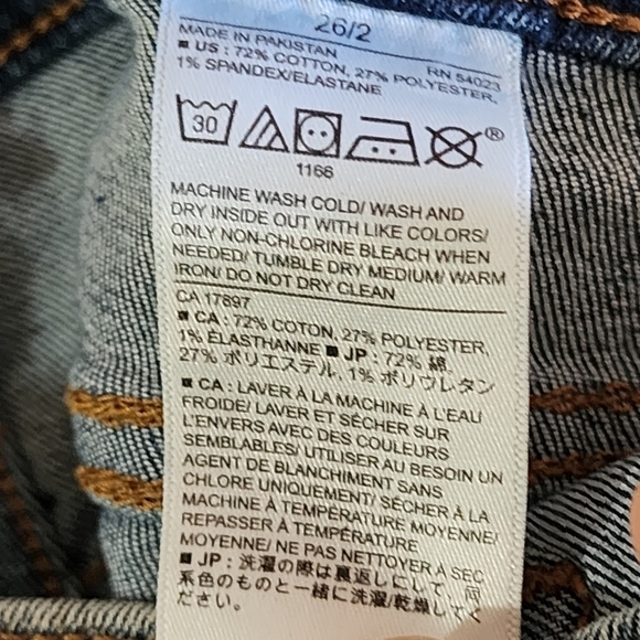 Banana republic bermuda denim short color blue size 26/2 - Picture 6 of 6